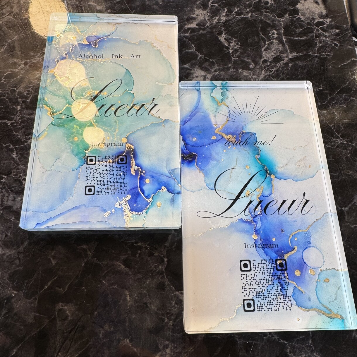 屋号入りスマートサインプレート制作いたします タッチするだけでInstagramやLINEに繋がる✨ イメージ1