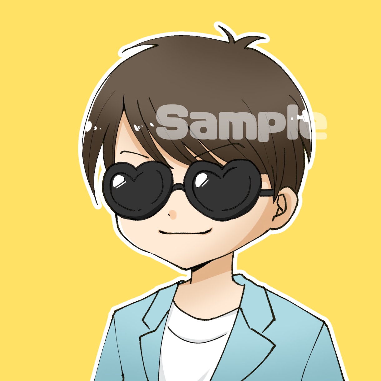 可愛い！お手軽デフォルメイラスト作成します シンプル！アイコン、ビジネス、ブログや素材に。似顔絵も イメージ9