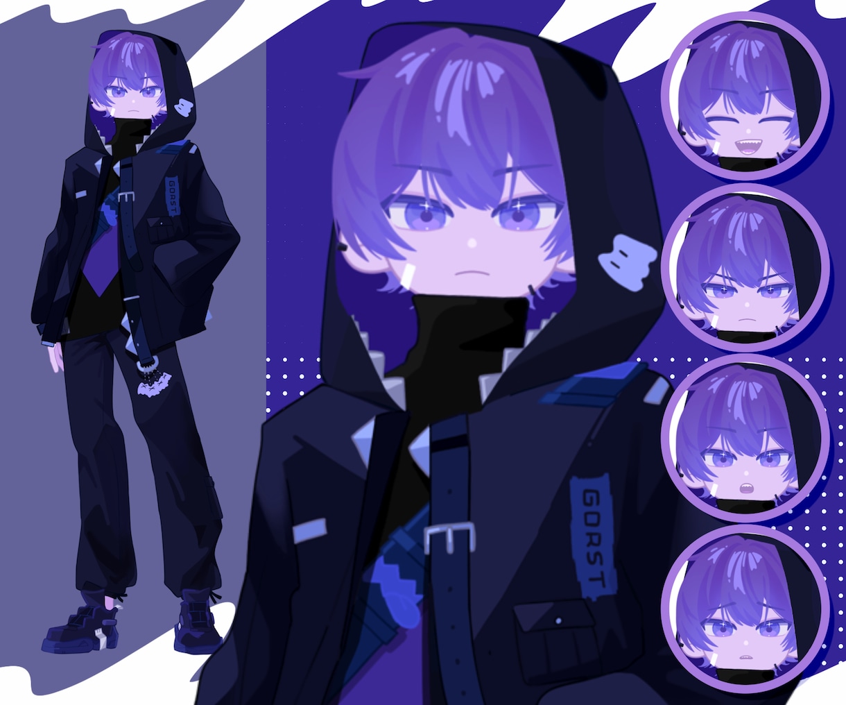 全工程対応！Vtuberデビューお手伝いいたします 著作権譲渡込み！あなたのなりたいVtuberを教えてください イメージ3