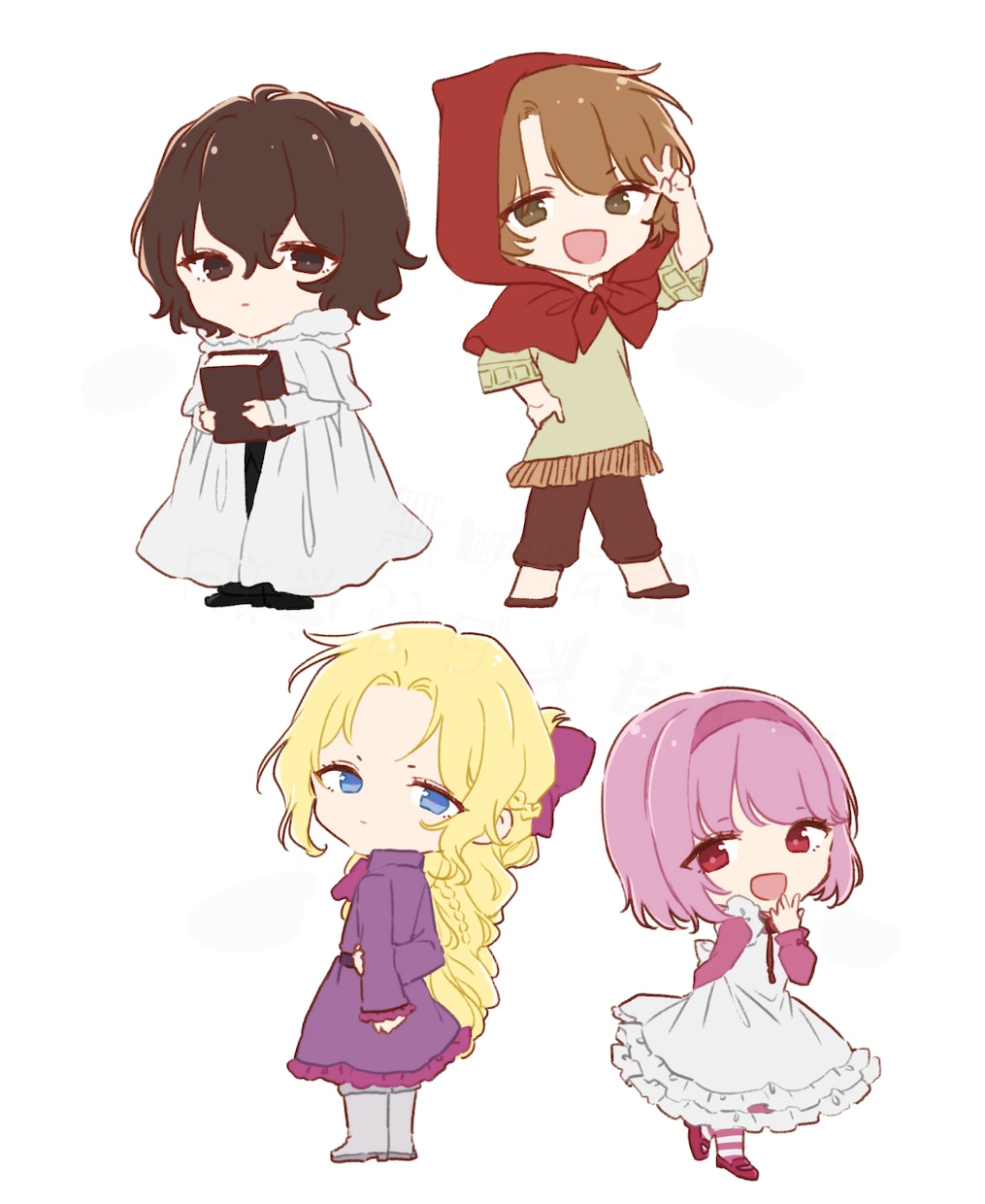 デフォルメキャラを描きます プレゼントや広告などに一人添えてみませんか イメージ1