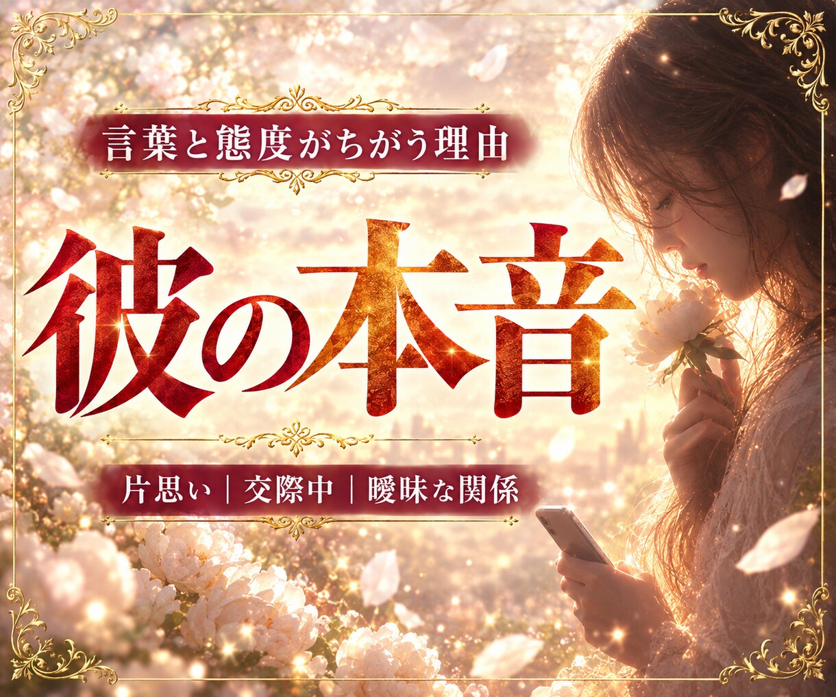 彼の気持ち｜言葉と態度がちがう彼の本音を視ます 片思い・交際中・曖昧な関係。彼の本音と恋の行方を読み解きます イメージ1