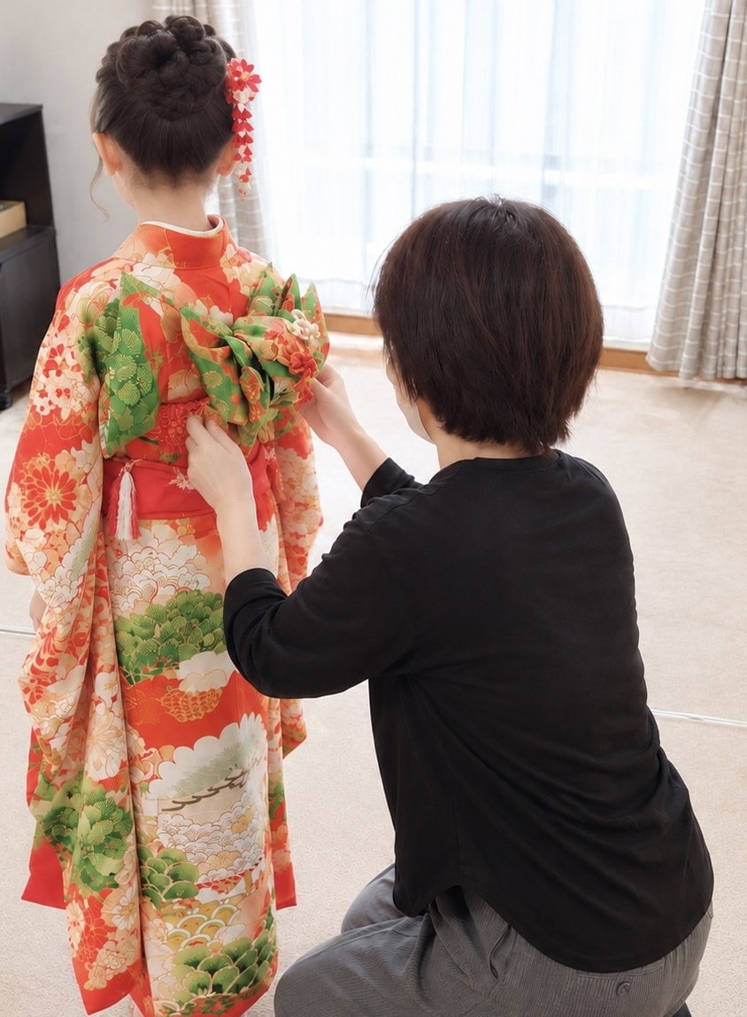 出張着付け承ります 「ご自宅でゆったり、晴れの日の装いを。」 イメージ2