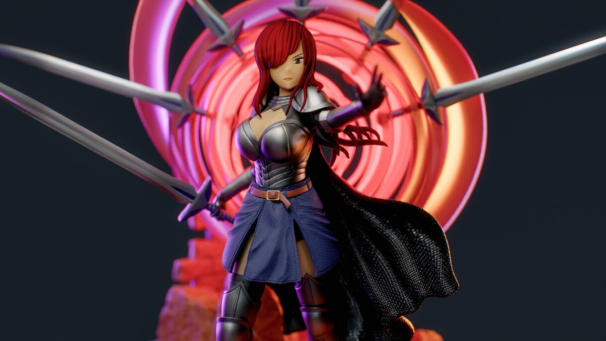 3Dキャラクターデザインます 3Dプリント用の3Dキャラクターデザイン イメージ1