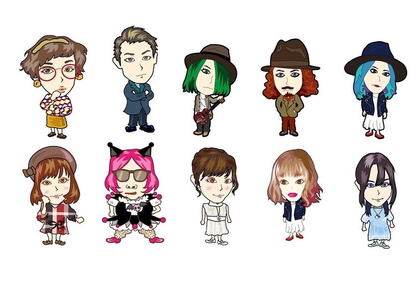 カッコよく可愛い2Dのイラストを描きます 実際の写真を元にイラストを描いてますバンドイラスト等 イメージ4