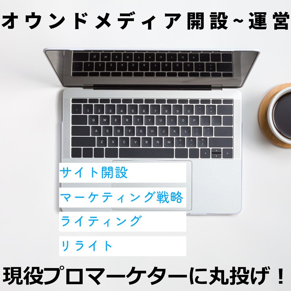 プロマーケターがオウンドメディア開設～運営します 全部丸投げでSEO集客をしたい方へ！ イメージ1