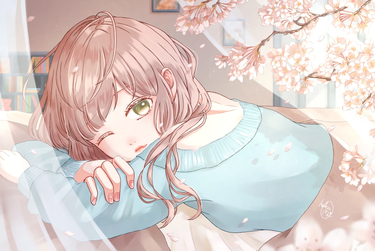商用利用◎魅力的な可愛いイラストお描きいたします アイコン、ヘッダー、サムネイルなど…VTuber様もぜひ✨ イメージ7
