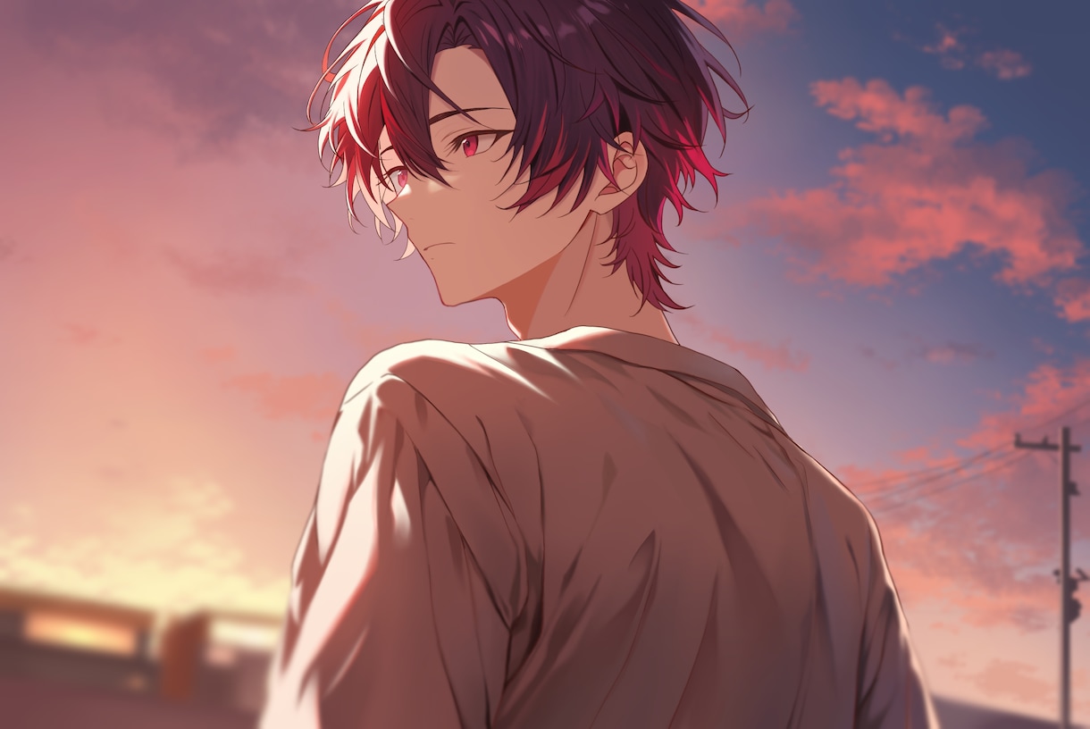 背景あり一枚絵・立ち絵などイラスト描きます 透明感のある絵柄で歌ってみたMV・配信サムネイルに◎ イメージ1