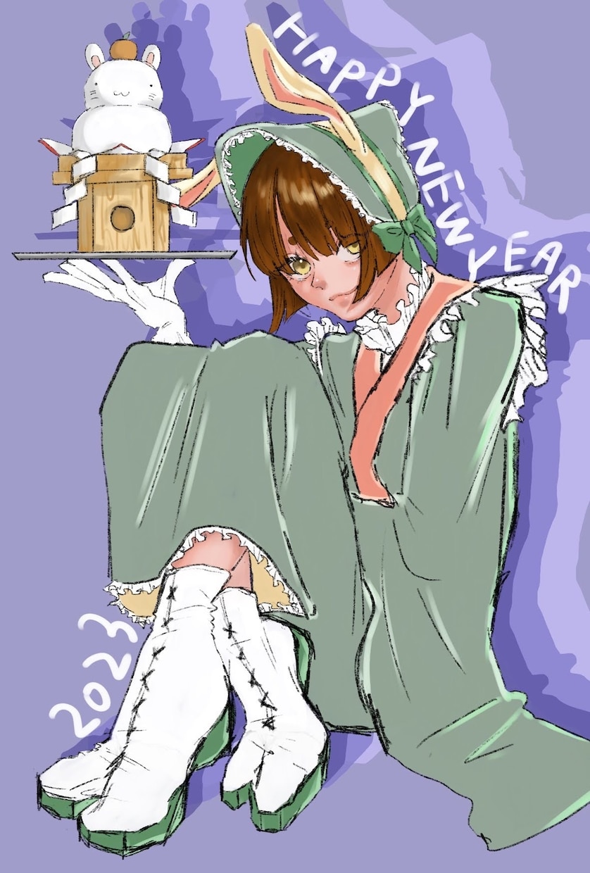 世界観重視｜SNS活動向けイラスト制作します 中性的・ダーク・可愛い雰囲気が好きな方へ イメージ5