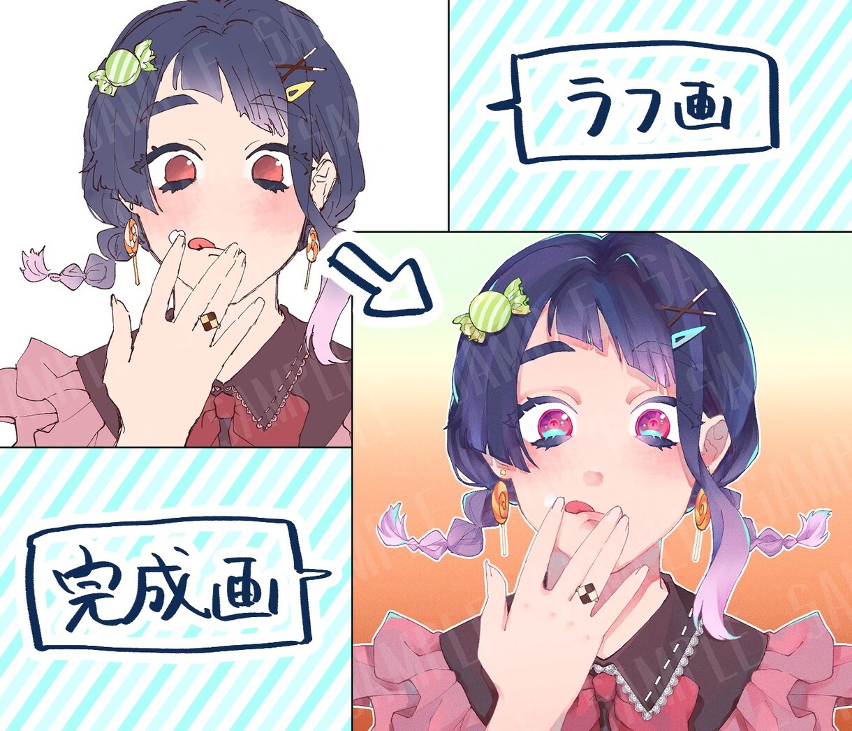 お試し価格！SNSアイコン/イラスト制作します 用途にあった魅力的なイラストを御提供します！ イメージ2