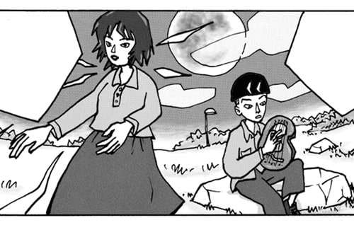 チープでクセのある漫画チックなイラストを描きます かわいらしくないけど、独特なタッチが特徴です。 イメージ2