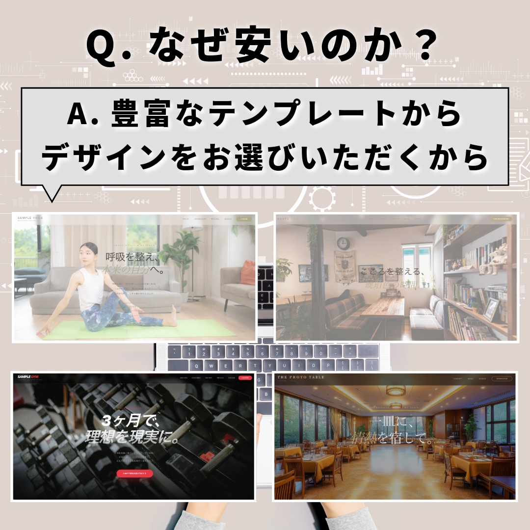 丸投げOK！ 「強み」を言語化するHP制作します 低価格&高品質　テンプレ活用×プロの文章で集客の土台を作る イメージ2