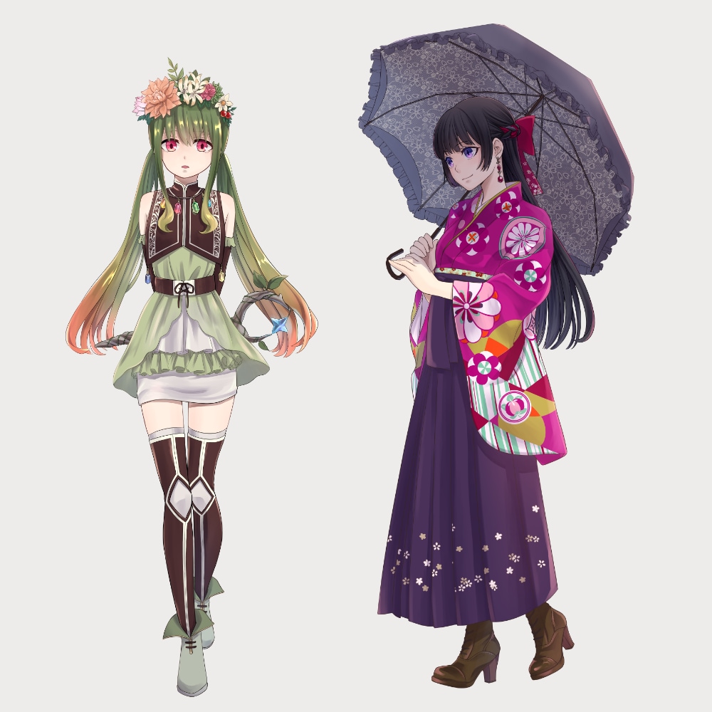 立ち絵制作依頼承ります TRPGや同人ゲーム向けの立ち絵イラストを描きます。 イメージ4