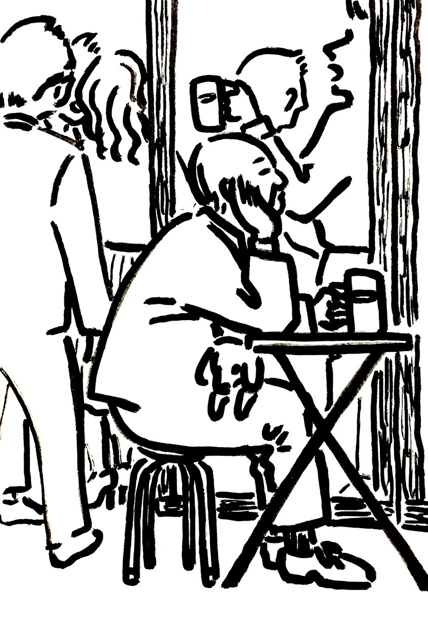 白黒でモノトーン調の絵を描きます シンプルだけどどこか日常感漂う世界を描きます！ イメージ5