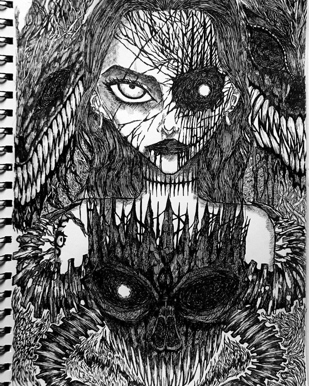 タトュー、ファッション等のデザイン描きます 他の絵師さんと違った力強すぎる絵をお届け イメージ3