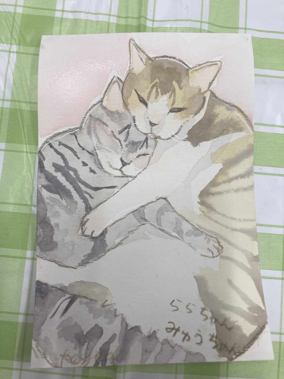 可愛くて心温まる似顔絵を描きます ハガキサイズで描きます。人でもペットでも大歓迎です！ イメージ1