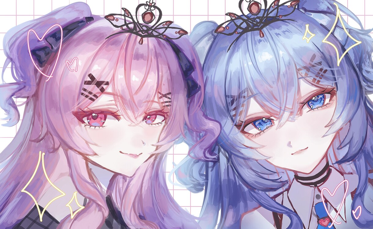 可愛い女の子を可愛く描きます 動画のサムネや歌ってみたのイラストにおすすめ！ イメージ4