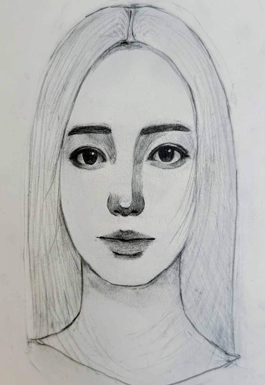 鉛筆画をご自宅にお届けします 好きな写真を思い出に絵として残す イメージ1