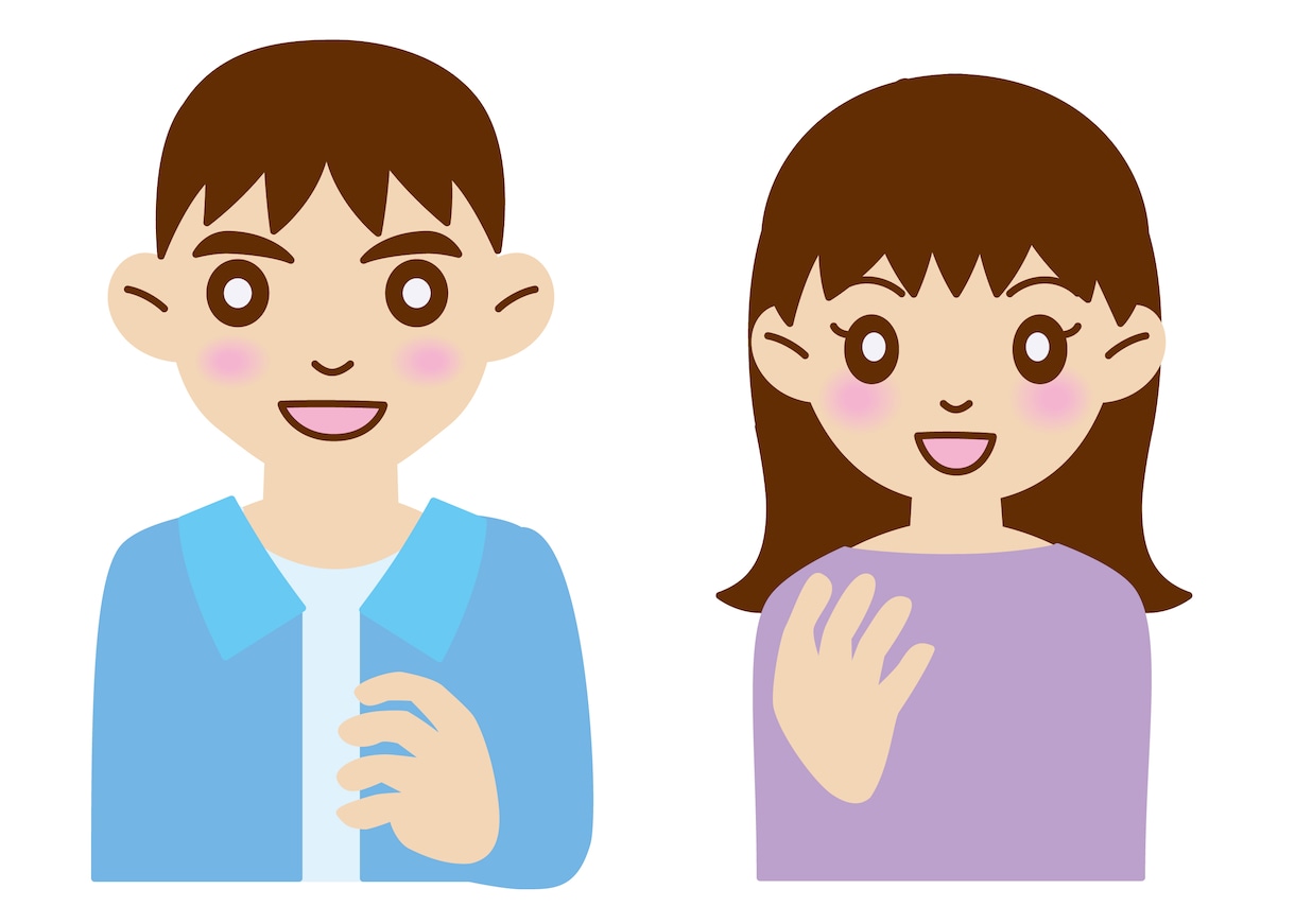 シンプルで可愛い“人物”のイラスト描きます チラシやホームページなどの素材としてイラストを必要な方へ☆ イメージ1