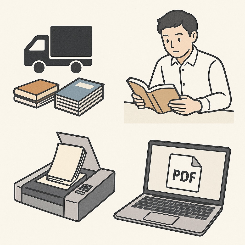 家にある書籍類をまとめてPDFに電子化します すべて丸投げでOK✨丁寧で短納期♪お持ちの書籍を電子化！！ イメージ1