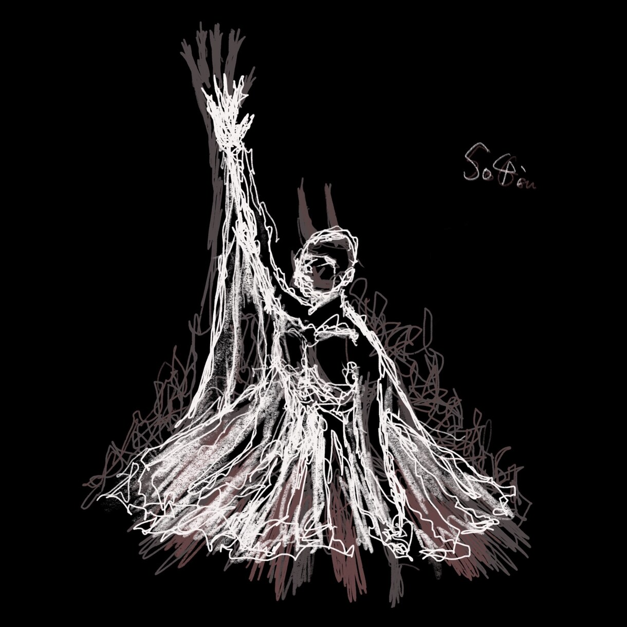独特な画風でオリジナルのイラストを描きます 不思議な発想力で不思議な絵を描いてます イメージ4