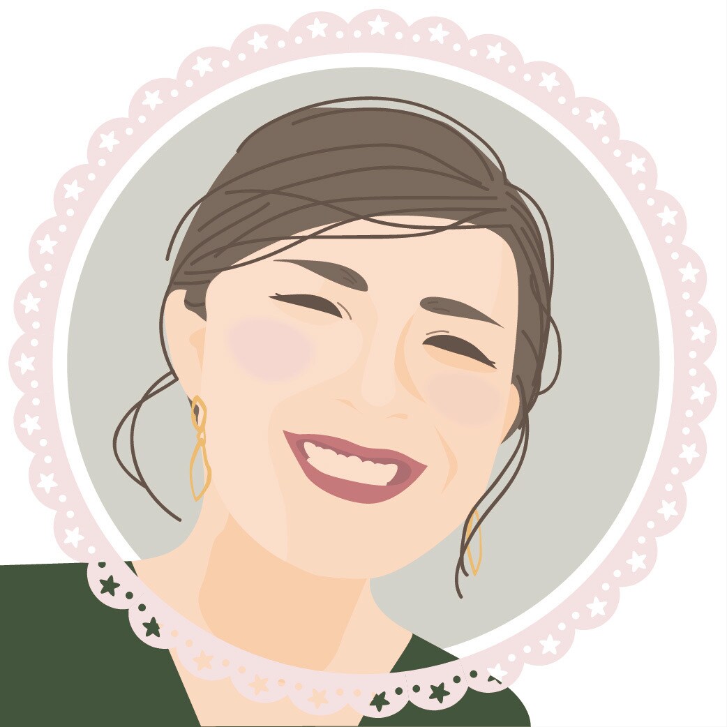 レースの縁取り付き！おしゃれなアイコン作ります 写真をもとにおしゃれなフラットデザインのイラストを作ります イメージ4