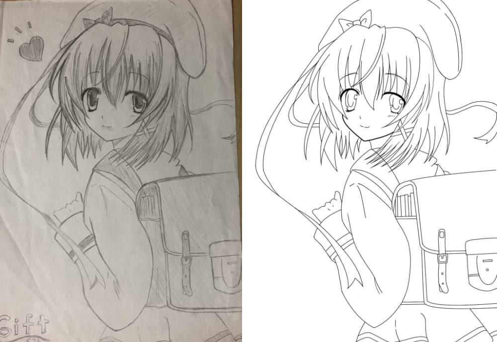 セット割引あり！線画修正いたします アナログイラストやラフ画の清書いたします！ イメージ3