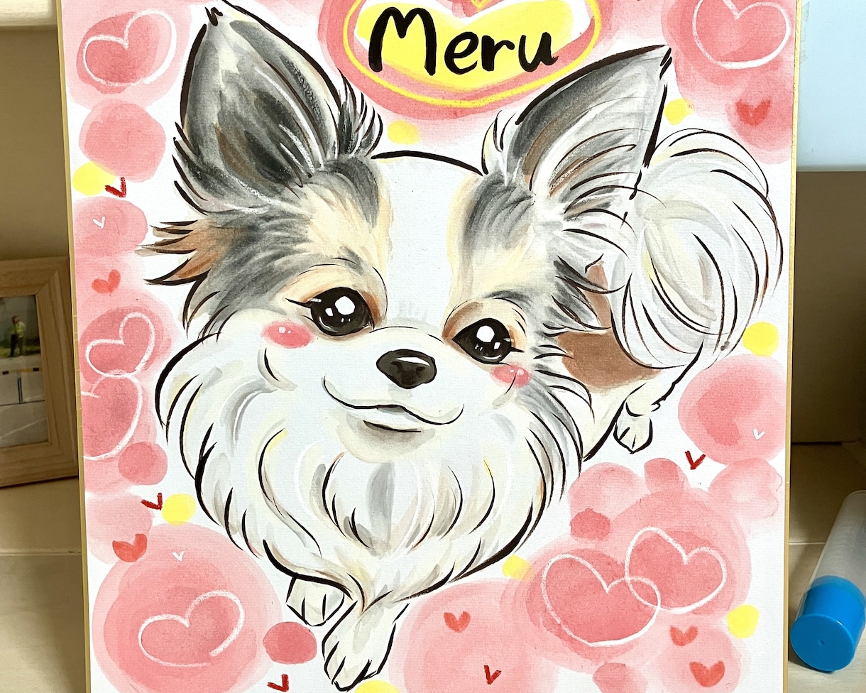 手描きで温かいペット似顔絵をお描きします 見るたびに笑顔になれる犬似顔絵、猫似顔絵 イメージ4