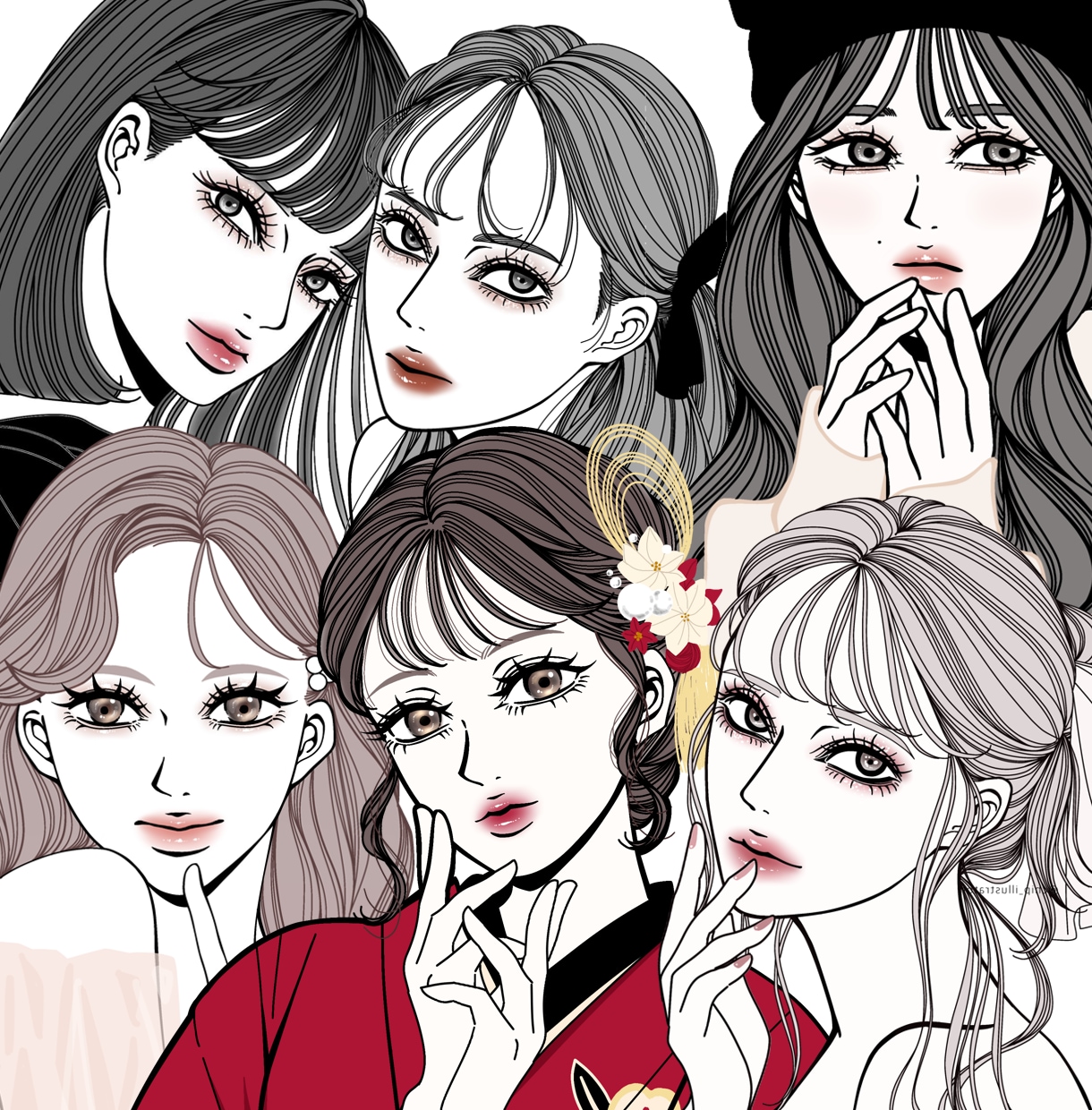 企業様実績あり！シンプルな線画イラストを描きます 少ない情報量でインパクトのあるイラストをお求めの方に イメージ1