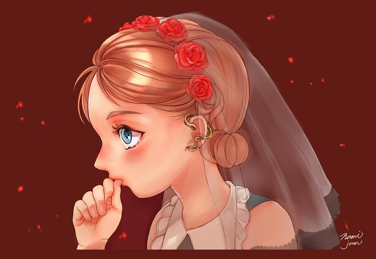 可愛いオリジナルの女の子イラストをお描きします 少しレトロで個性のあるイラストをお描きします！ イメージ1