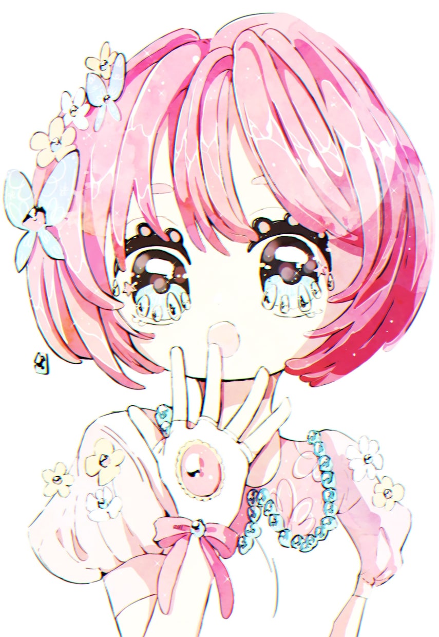 商用利用可！アイコン映えする可愛いイラスト描きます キラキラ個性のある凛としたゆめかわイラストをお届けします。 イメージ1