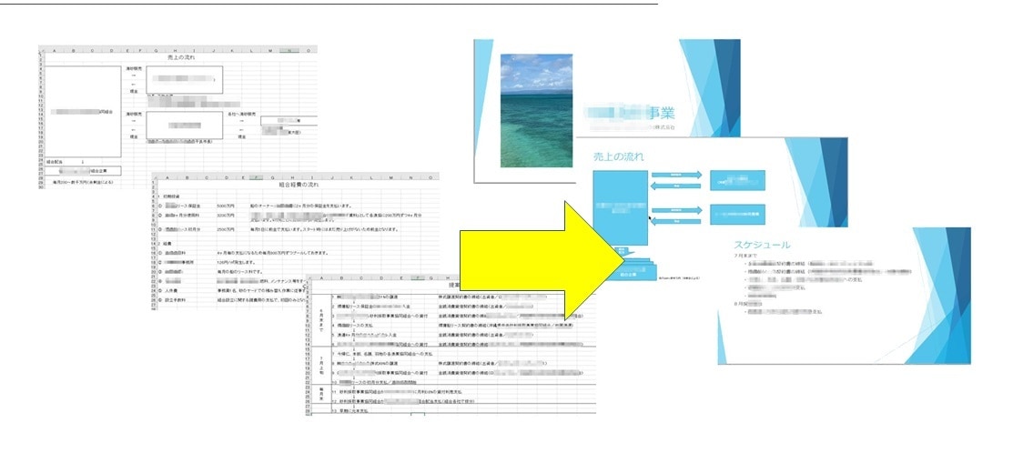 手書き・文字だけの情報からデータ化します 手書きイメージをそつなくビジュアルデータ化 イメージ2