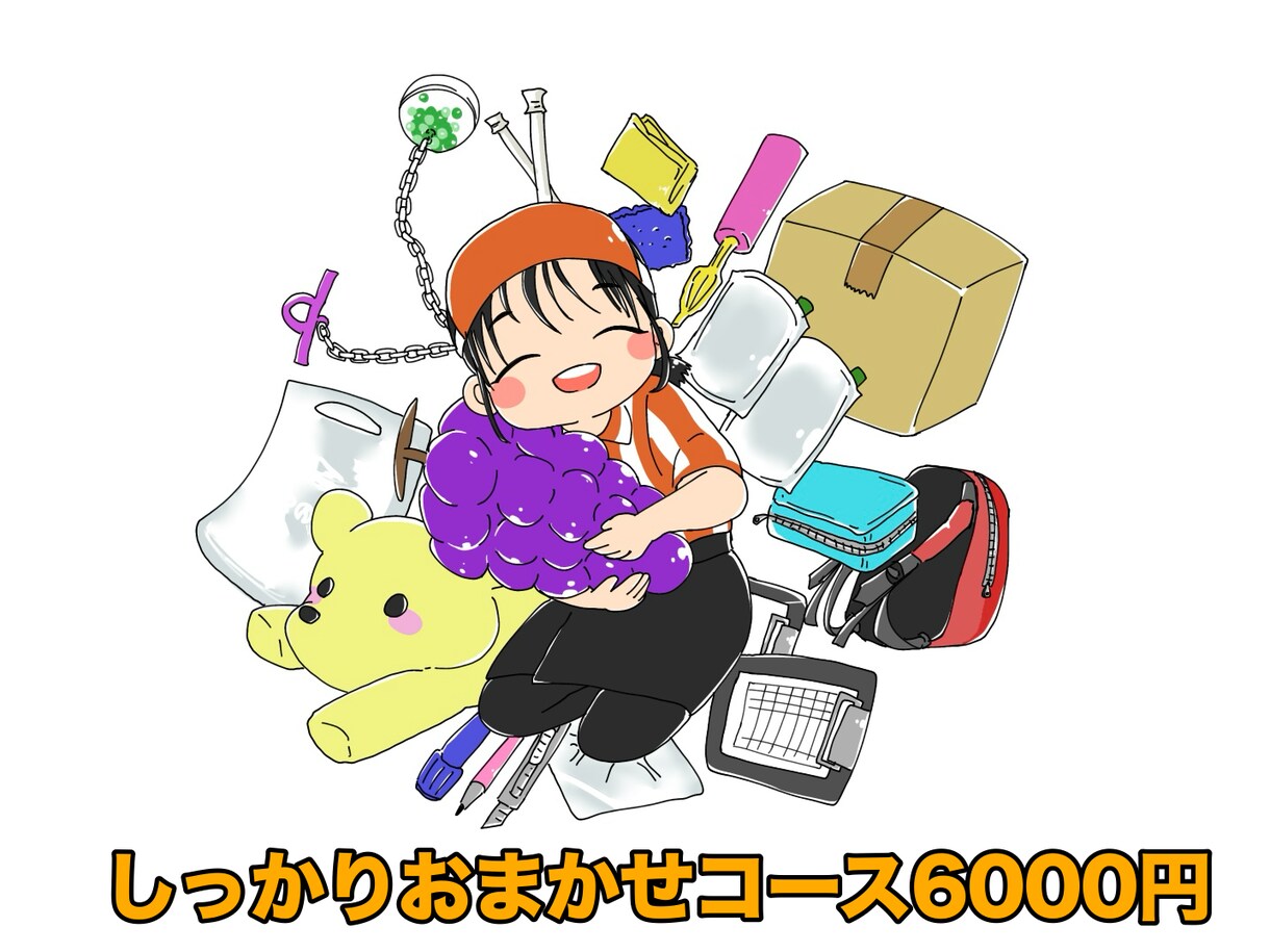 あなたやお相手をかわいいミニキャラ化！で承ります アイコン、イラスト、寄せ書き、似顔絵等描きます イメージ5