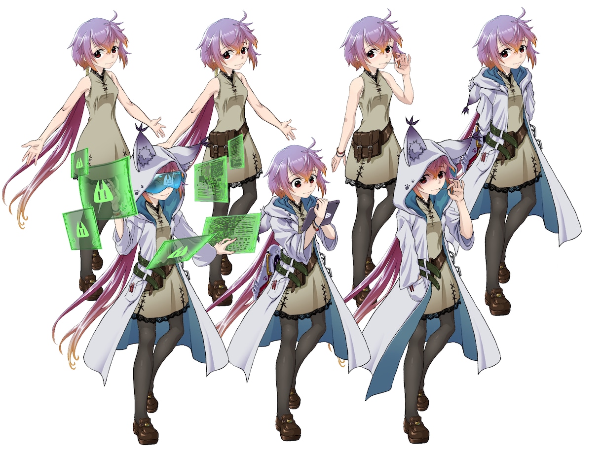 TRPG用立ち絵を描きます あなただけのオリジナルの立ち絵 イメージ1