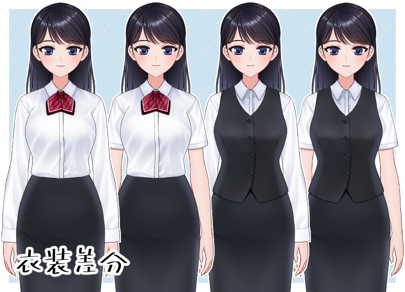 完成品のLive2D汎用モデルを販売します できる！おねえさん【Live2D汎用モデル】【VTS対応】 イメージ5