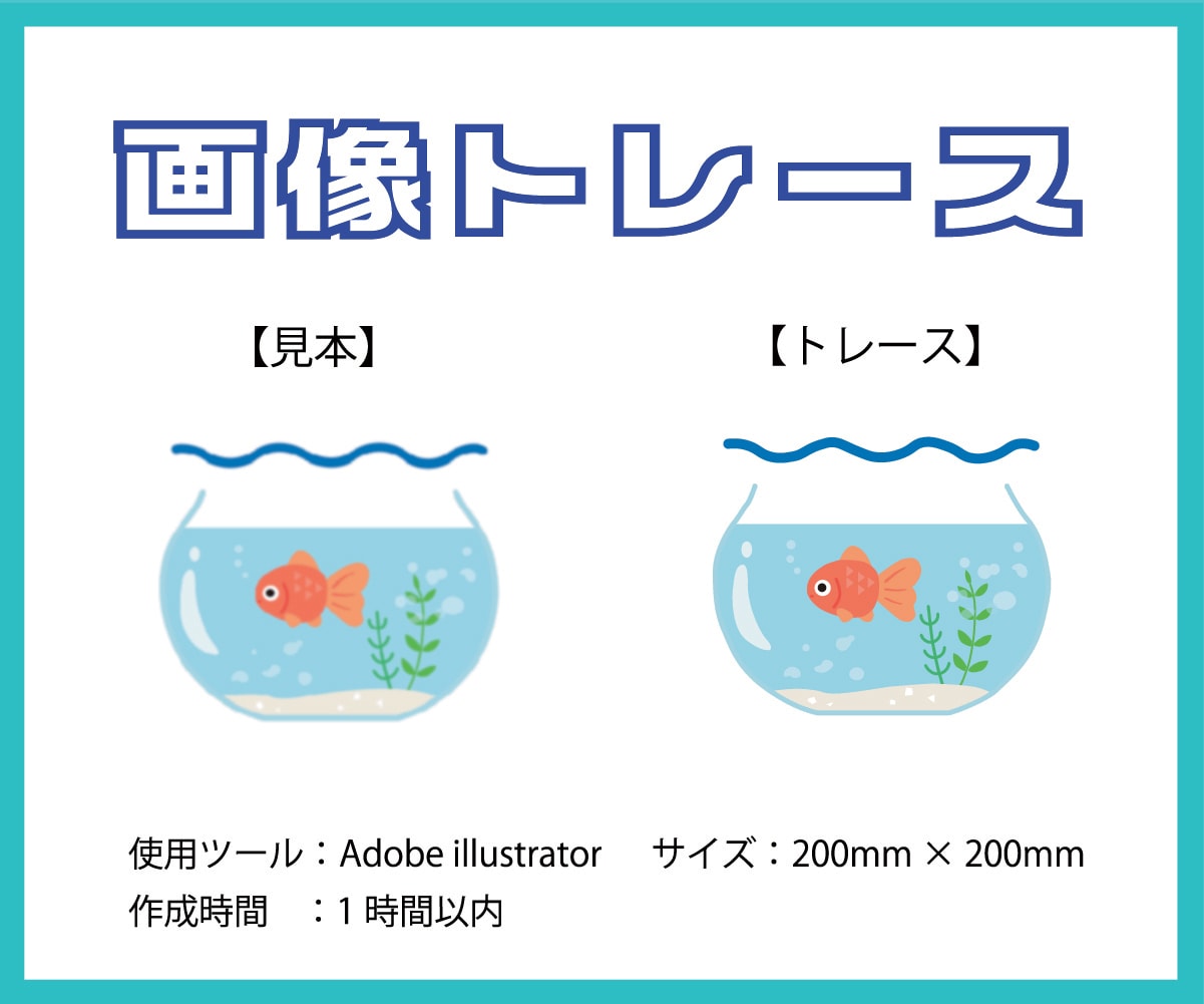 プロ仕様の画像トレースで画像を高品質化ます 丁寧なヒアリングと提案力。ただなぞるだけじゃないトレース。 イメージ1