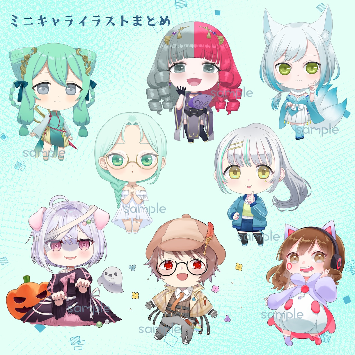 ミニキャラ制作します グッズやイベント返礼品にオススメです！ イメージ4