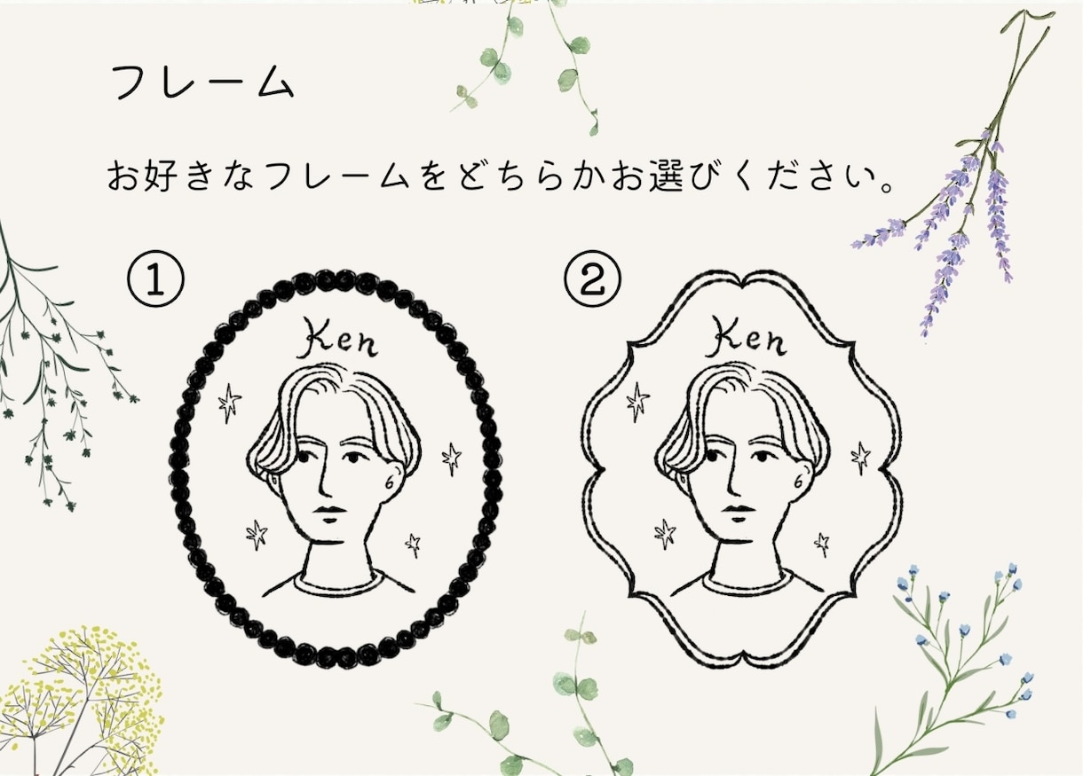 ぱっと目を引くおしゃれな似顔絵席札をお作りします 〜ゲストが喜ぶ、記憶に残る結婚式に〜 イメージ2