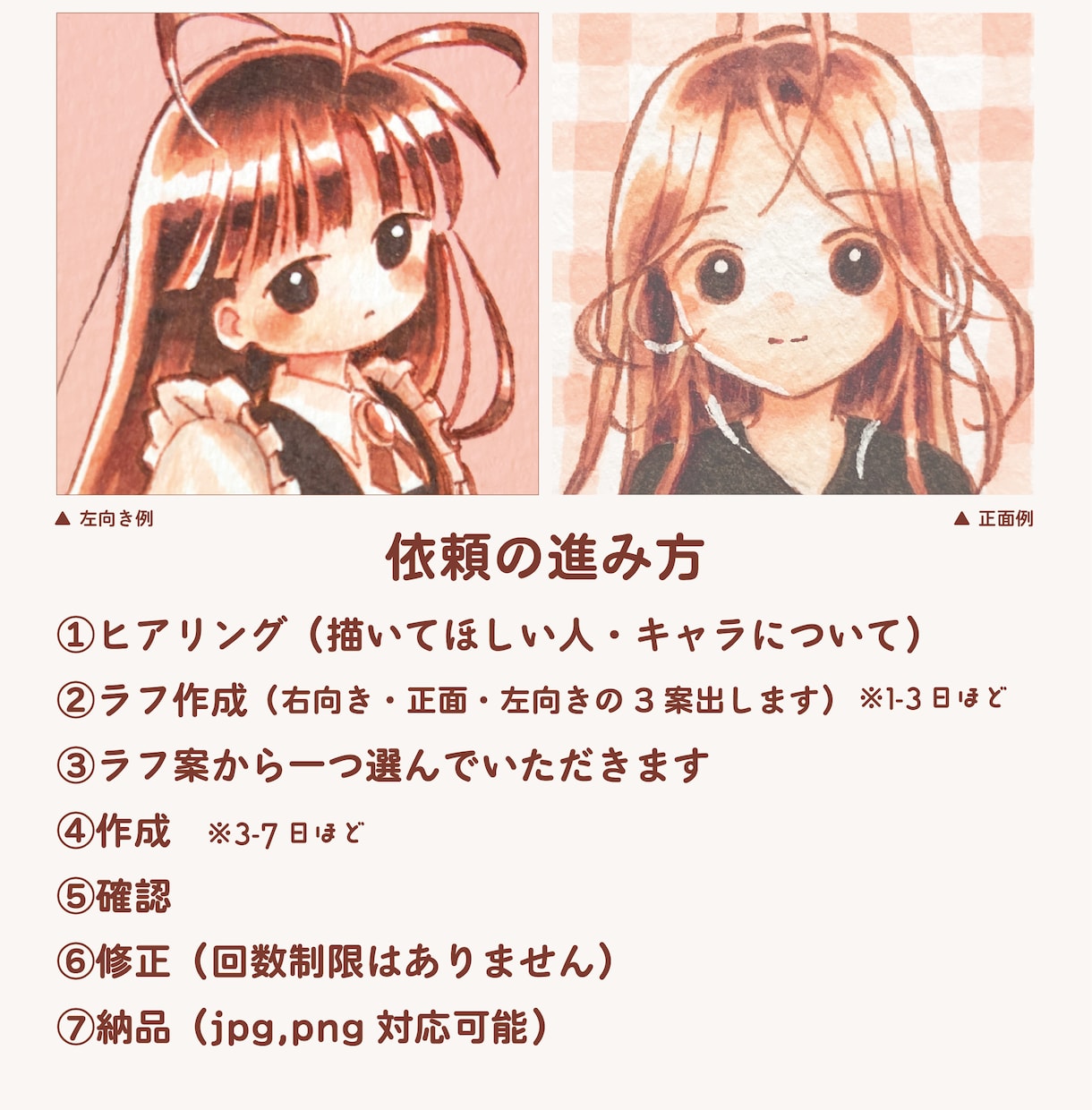 懐かしい絵柄であたたかみのあるイラストを描きます あなたのオリキャラ描きます.ᐟ.ᐟ イメージ3