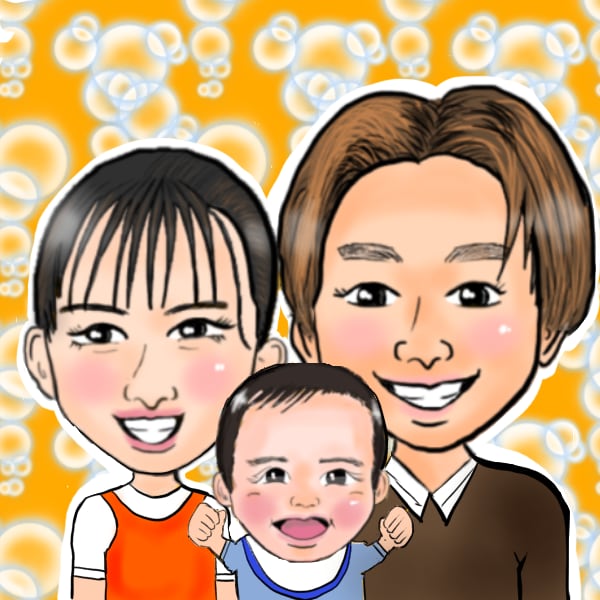 ご長寿祝いに贈る家族みんなの似顔絵をお届けします 笑顔と感謝をつなぐ温もりの記念ギフト イメージ3
