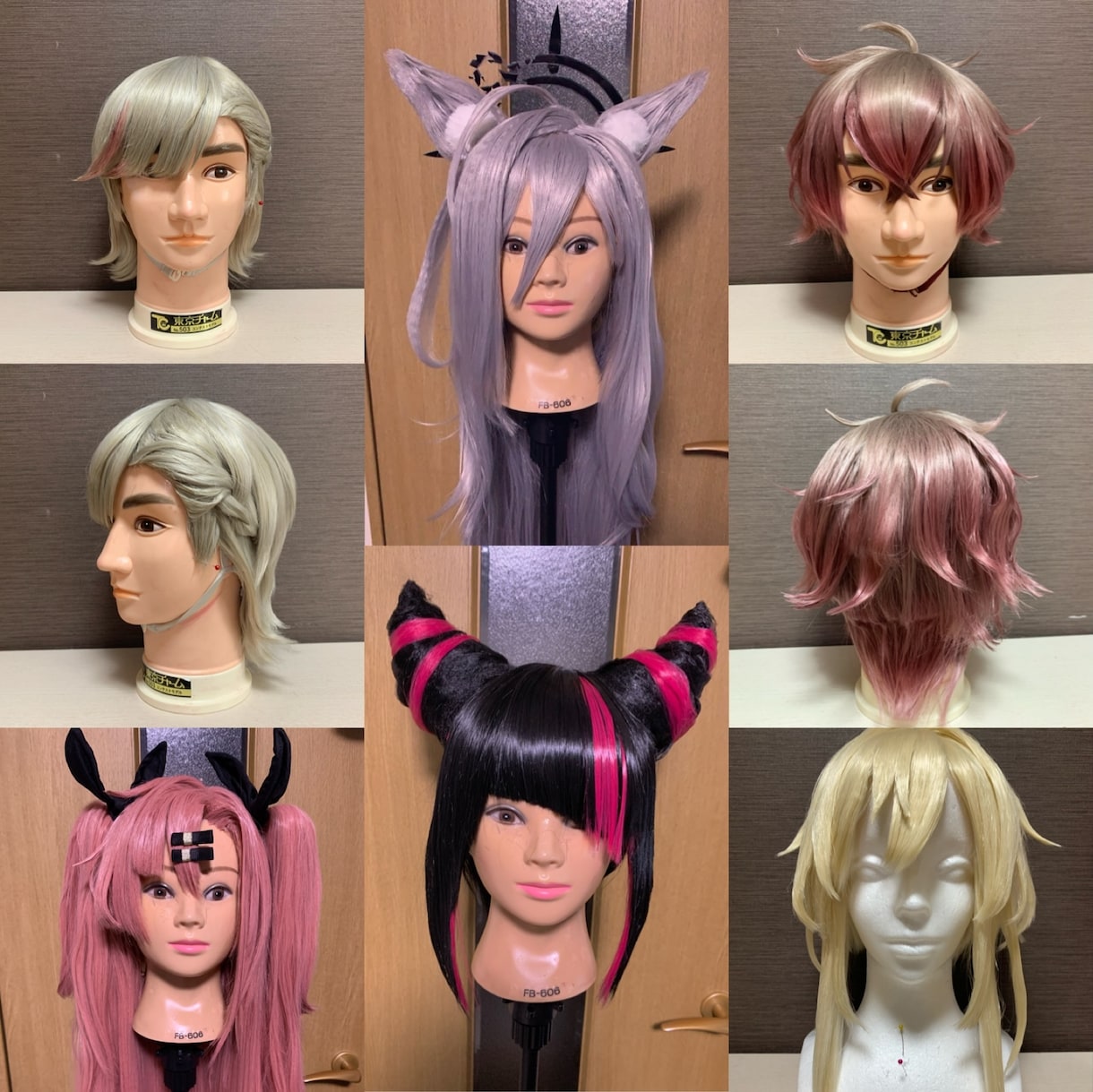 コスプレウィッグ オーダー 受付ます 造形ウィッグや様々な形のウィッグに対応できます！ イメージ3