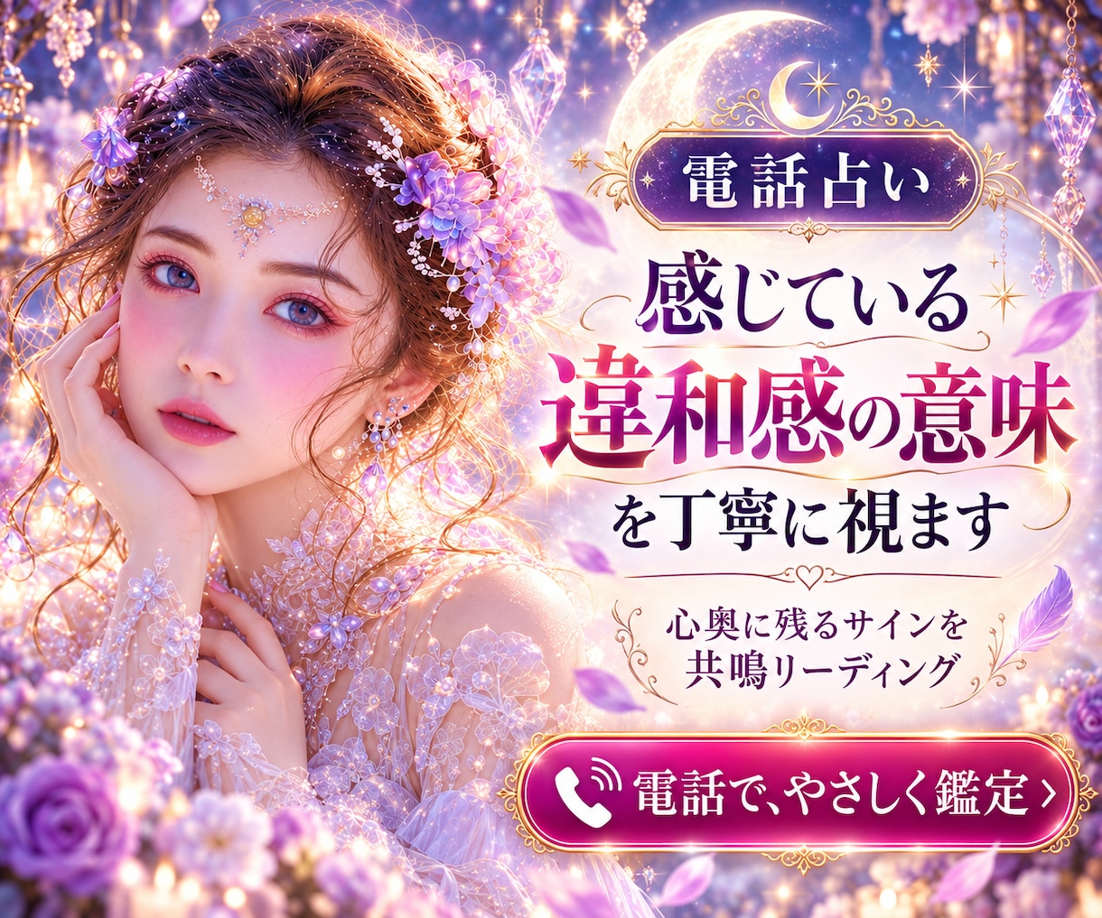 感じている違和感の意味を丁寧に視ます 心奥に残るサインを共鳴リーディング イメージ1