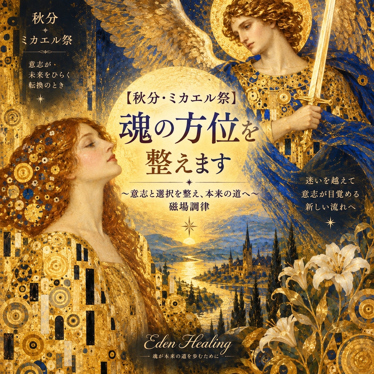 秋分・ミカエル祭】魂の方位を整えます ～迷いを断ち、本来の道を進む～磁場調律を行います イメージ1