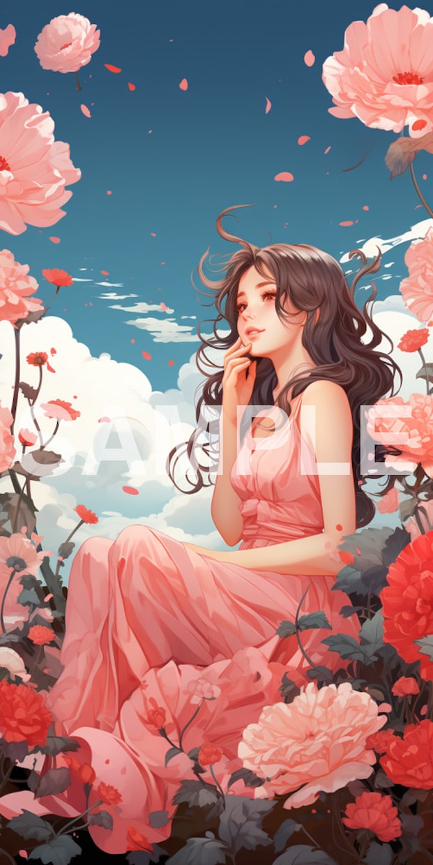 開運！お守り待受画像をお届けします 恋愛パワーを高める待受画像「女性性開花」 イメージ1