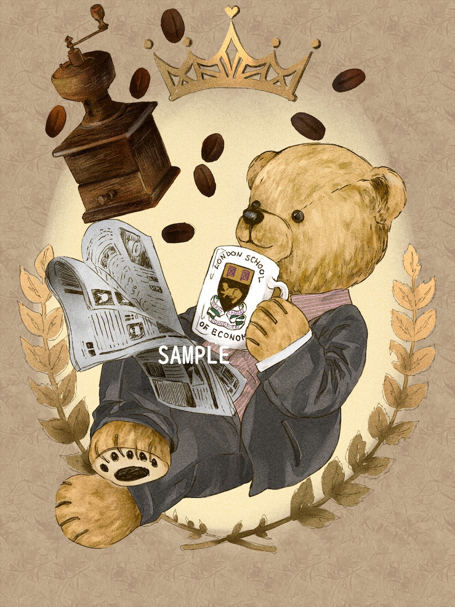 テディベアや動物を絵本のようなタッチで描きます 絵本やポスター・思い出の洋服などを暖もりタッチで描きます イメージ6