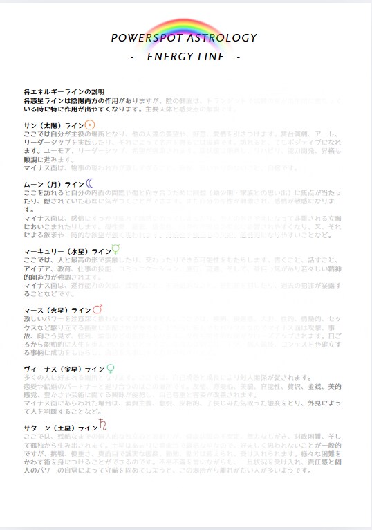 精度の高いアストロマップ鑑定をお伝えします ご自身の世界中にあるエネルギーを自在に活用する開運の決定版！ イメージ6