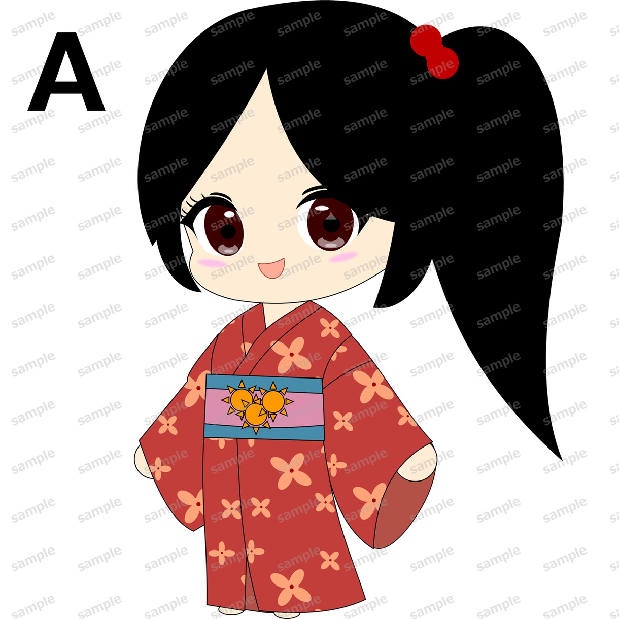 SNS等のアイコンで使えるイラストをお渡しします 女の子のアイコンを描きました。ご検討ください。 イメージ1