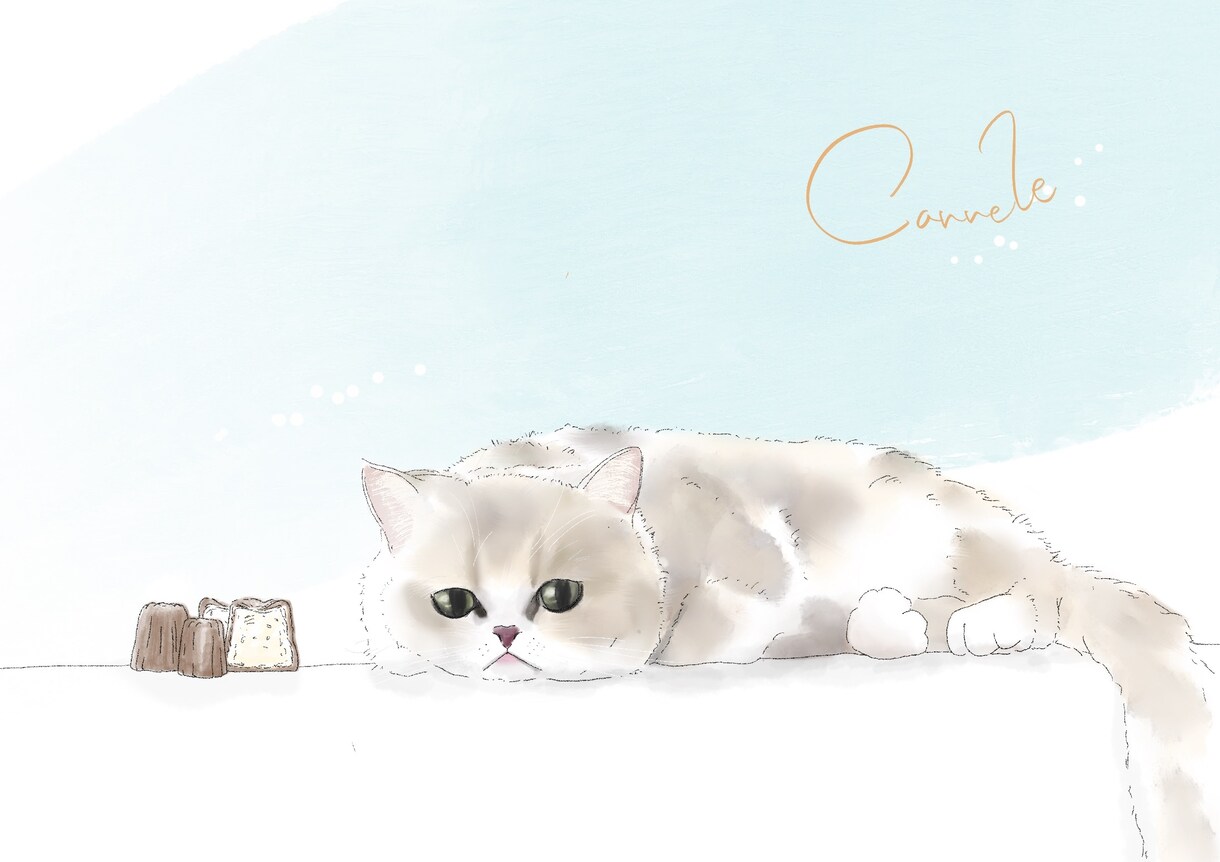 水彩画風＊優しく可愛い似顔絵をお届けします ウェディングや家族記念に。プレゼントにも！ペットも歓迎です イメージ9