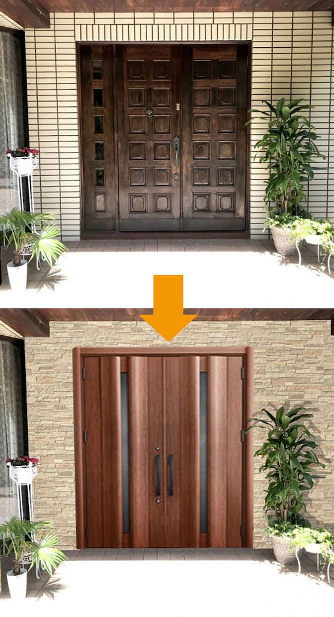 写真からリフォームシミュレーション画像を作ります 【色変更何度でも無料】屋根外壁やクロスを決めかねている方へ イメージ2