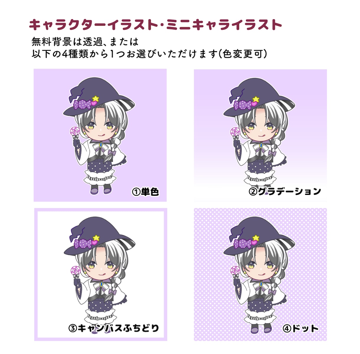 ミニキャライラスト制作します ぷにっと可愛いミニキャライラストお描きします イメージ3