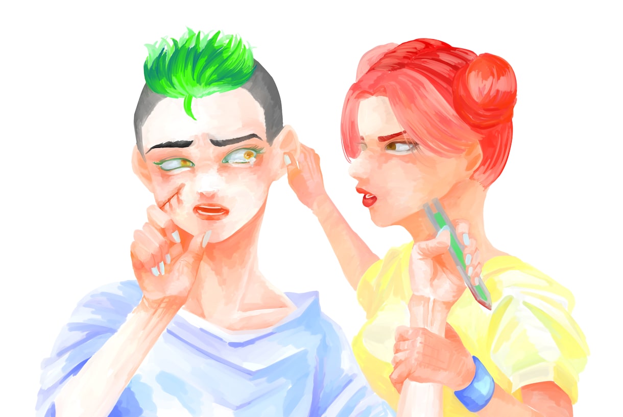 厚塗り感のあるイラスト制作をします 厚塗りのイラストが欲しい方向け！現役美大生が制作します イメージ3